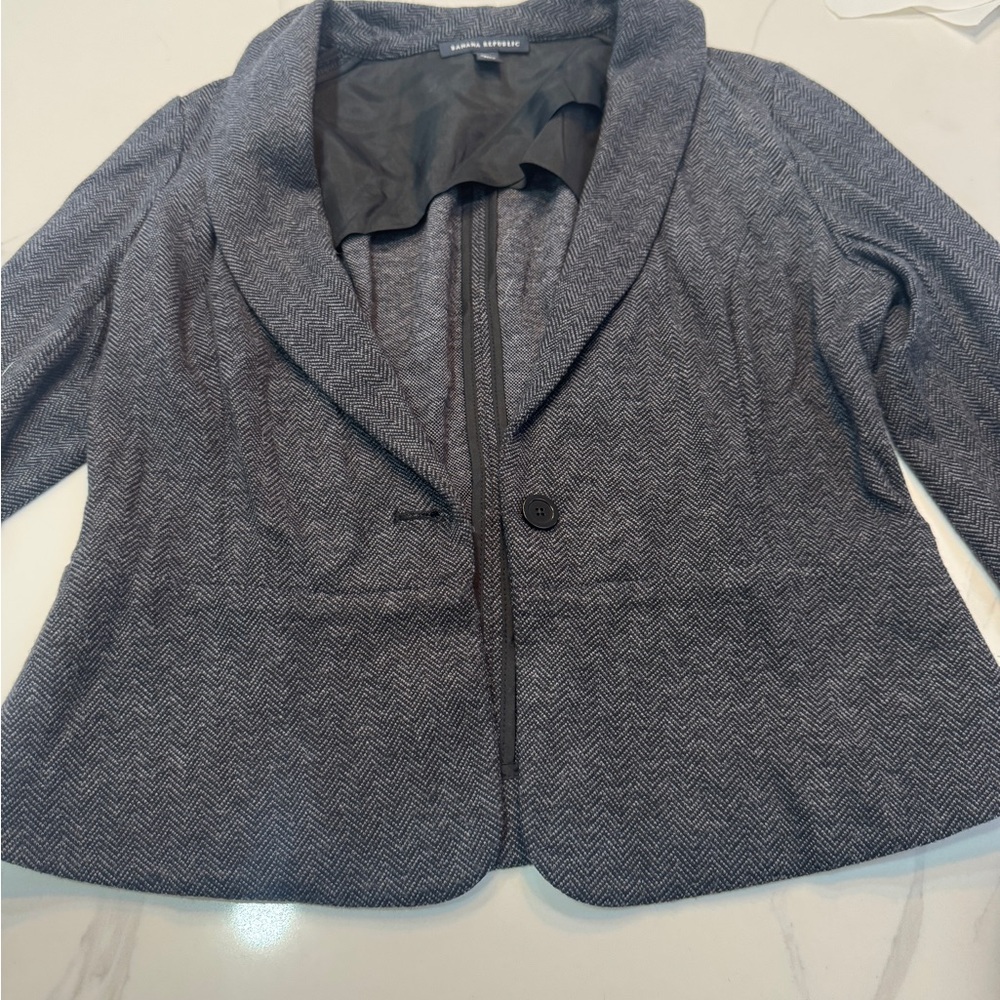 Banana Republic Charcoal Blazer